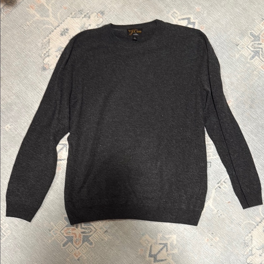 Men's J Crew Charcoal cashmere Sweater